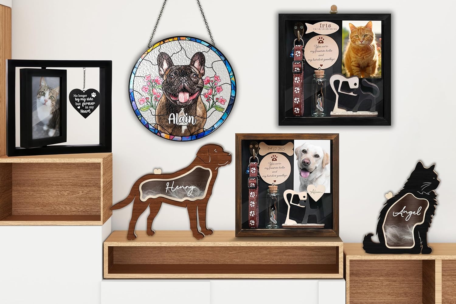🐾 Pet Shadow Box Memorial Frame – Rustic Wooden Keepsake | 43% OFF, FREE SHIPPING