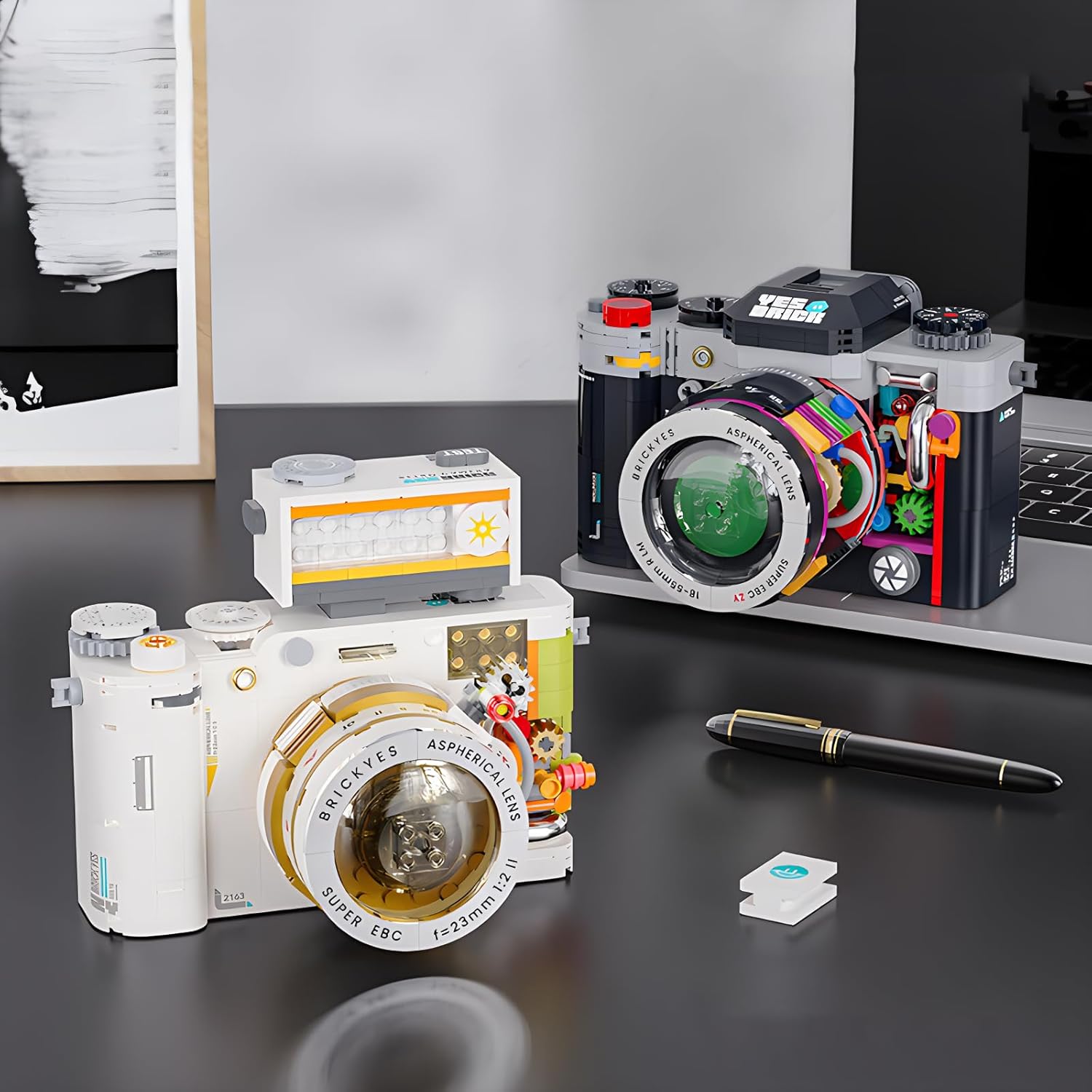 Retro Camera Building Blocks – 1:1 DSLR Puzzle Model Kit for Adults | 50% OFF, FREE SHIPPING