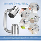 Rotatable Faucet Aerator Extension - for Effortless, All-Angle Control, Rotating Swivel Faucet Aerator Extender, Kitchen Bathroom Sink Faucets Sprayer Attachment with 2 Mode Splash(1PC) | FREE SHIPPING