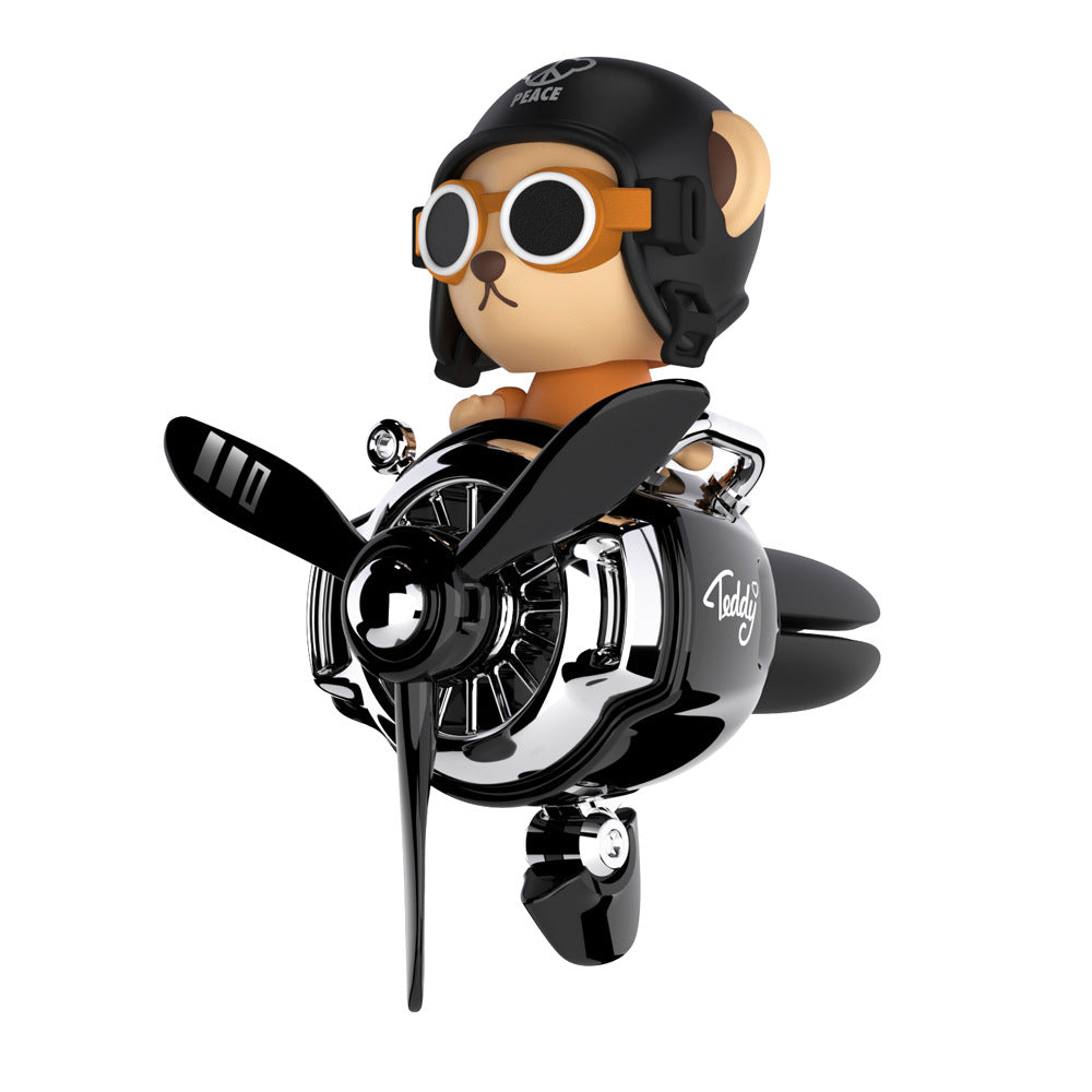 ✈️ Bear Pilot Car Freshener – Cute Teddy Air Vent Clip | 33% OFF, FREE SHIPPING