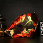 Handmade Dragon Resin Lamp – Toothless-Inspired “How to Train Your Dragon” Night Light, Epoxy & Wood Burl Decor Gift | 50% OFF, FREE SHIPPING