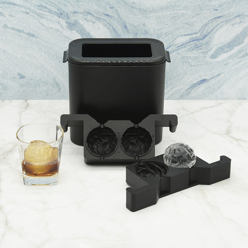 🥃 Premium Silicone 2-Ball Ice Mold – Crystal Clear, No Bubbles | 20%OFF, FREE SHIPPING