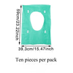 Ten Pieces Per Pack Toilet Seat Covers Disposable | FREE SHIPPING