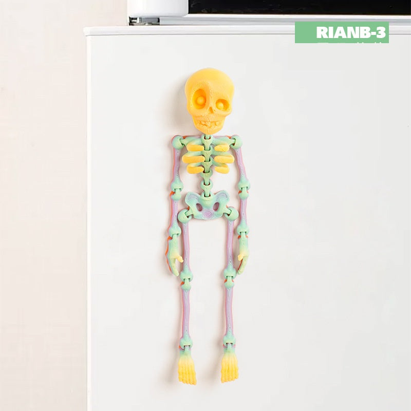 🎃 Skeleton Fridge Magnets – Poseable Halloween Decoration | 50% OFF, FREE SHIPPING