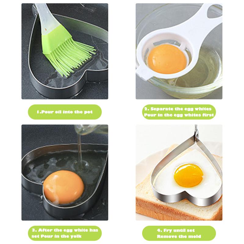 5 Types Of Stainless Steel Cooking Molds | Free Shipping