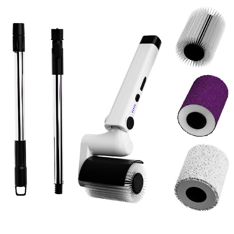 Electric Roller Brush Grill Cleaner with Adjustable Angle for Bathroom, Kitchen, and Floor Cleaning | FREE SHIPPING