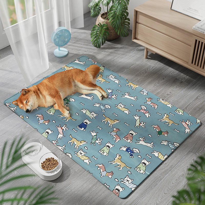 Pet Cooling Mat – Gel Ice Pad with Waterproof & Scratch-Resistant Cover