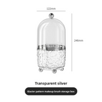 Luxury Rotating Makeup Brush Organizer – Elegant Dustproof Cosmetic Storage|FREE SHIPPING