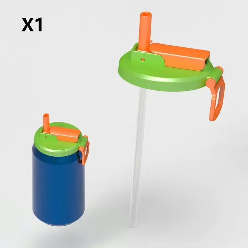 🥤Snap, Sip, Save the Fizz – Silicone Soda Can Lid with Straw | Free Shipping