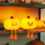 🎃 Pumpkin Night Light – Rechargeable Silicone Lamp | 50% OFF, FREE SHIPPING