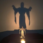 🕯️ Funny Shadow Stand – Spooky Halloween Candle Holder for Creative Home Decor