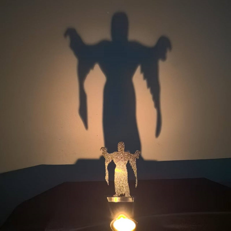 🕯️ Funny Shadow Stand – Spooky Halloween Candle Holder for Creative Home Decor