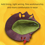 🍁 Autumn Maple Leaf Witch Hat – Enchanted Halloween Party Magic Hat