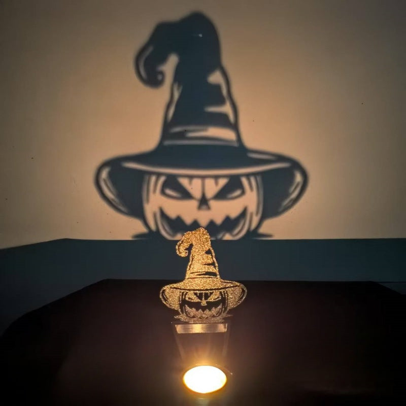 🕯️ Funny Shadow Stand – Spooky Halloween Candle Holder for Creative Home Decor