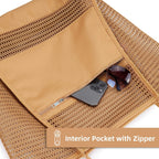 🏖️ Hot-Selling Double-Layer Mesh Beach Bag – Swim, Shower &amp; Toiletries Storage Tote