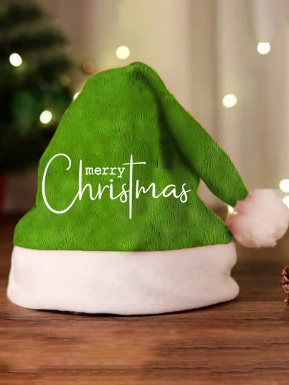 🎄 Sneaky Green Santa Hat – The “Not-So-Jolly” Christmas Grump Hat