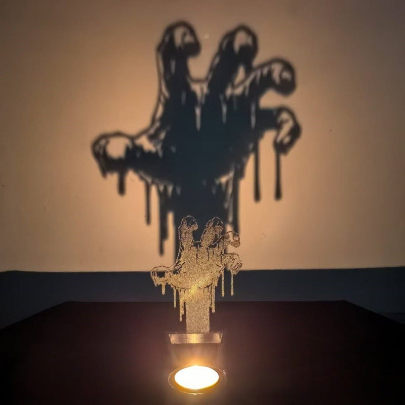 🕯️ Funny Shadow Stand – Spooky Halloween Candle Holder for Creative Home Decor