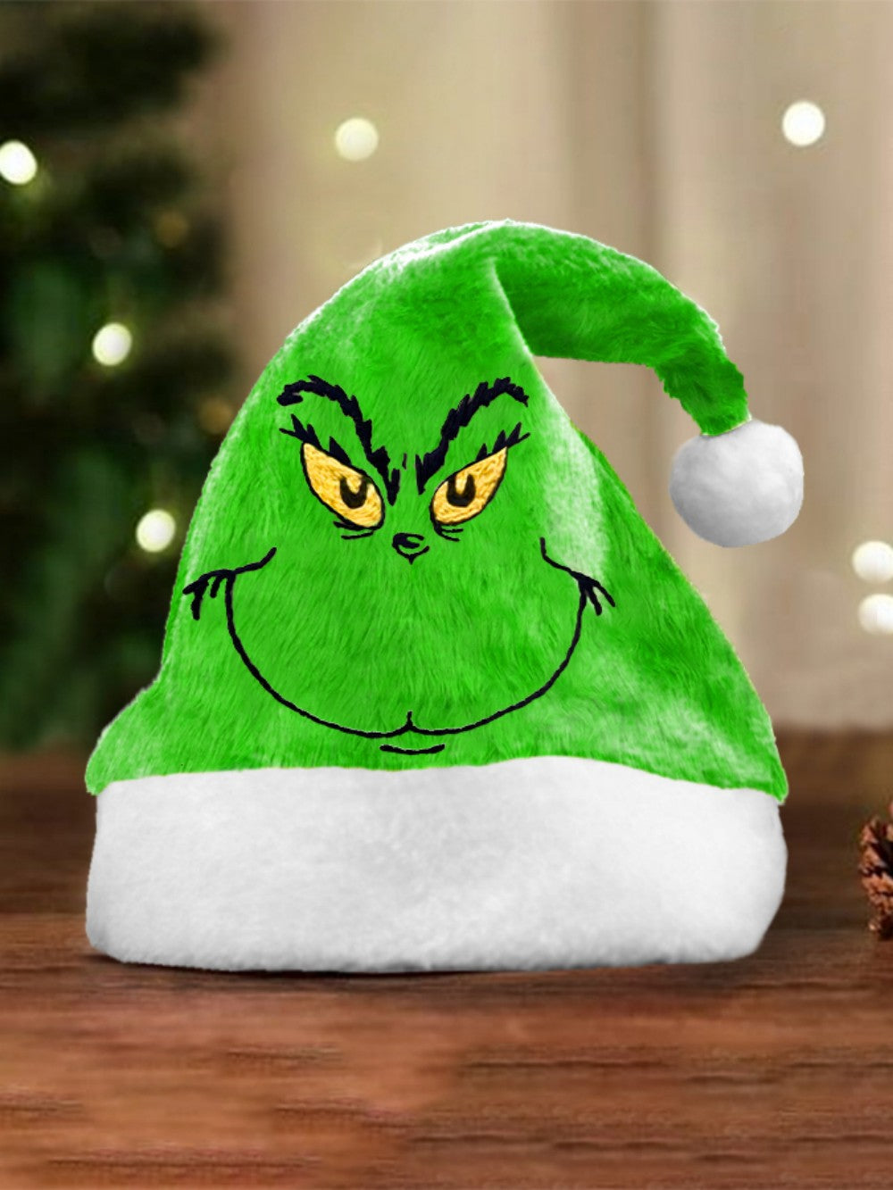 🎄 Sneaky Green Santa Hat – The “Not-So-Jolly” Christmas Grump Hat