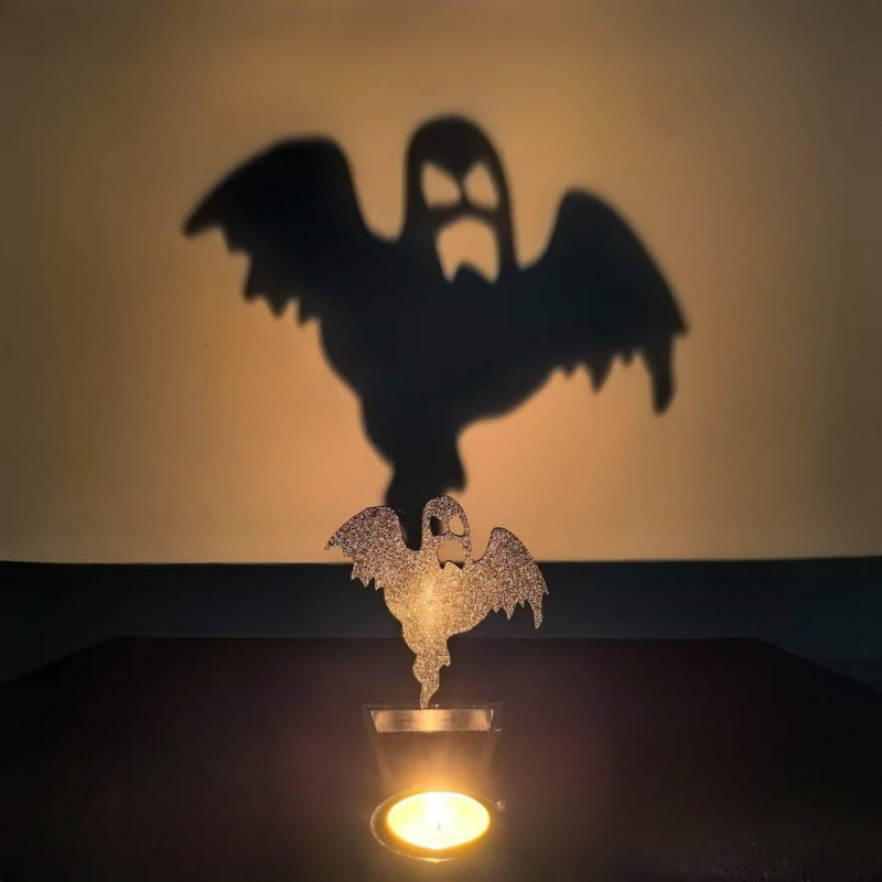🕯️ Funny Shadow Stand – Spooky Halloween Candle Holder for Creative Home Decor