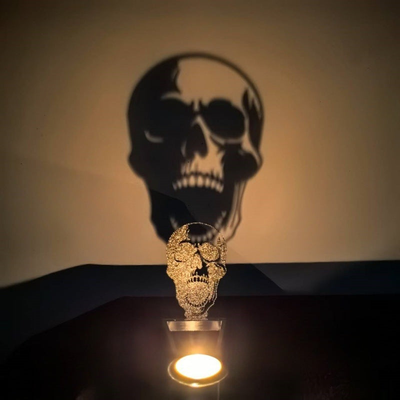 🕯️ Funny Shadow Stand – Spooky Halloween Candle Holder for Creative Home Decor
