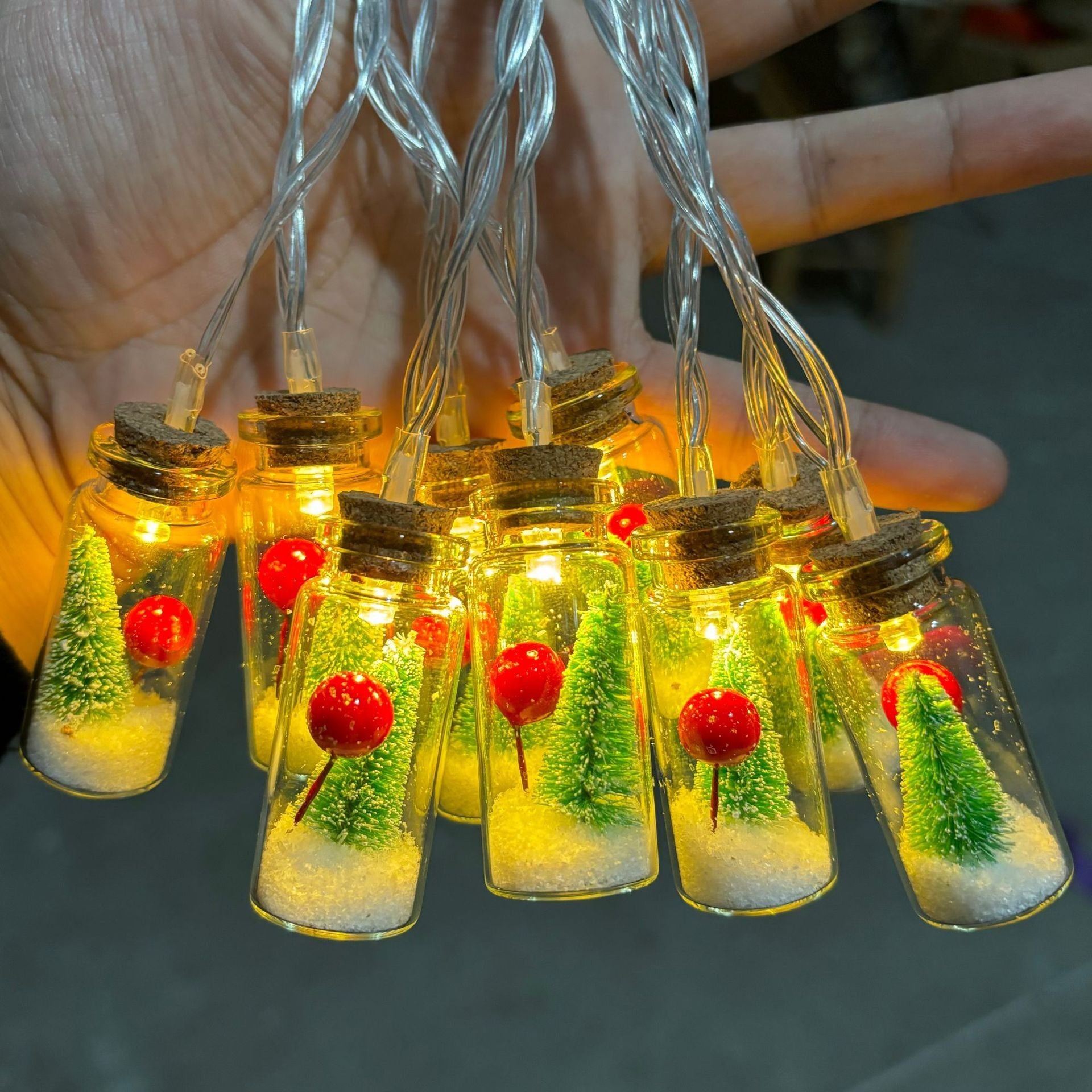 🎅Christmas LED Globe String Lights – Santa Edition Festive Home Décor✨