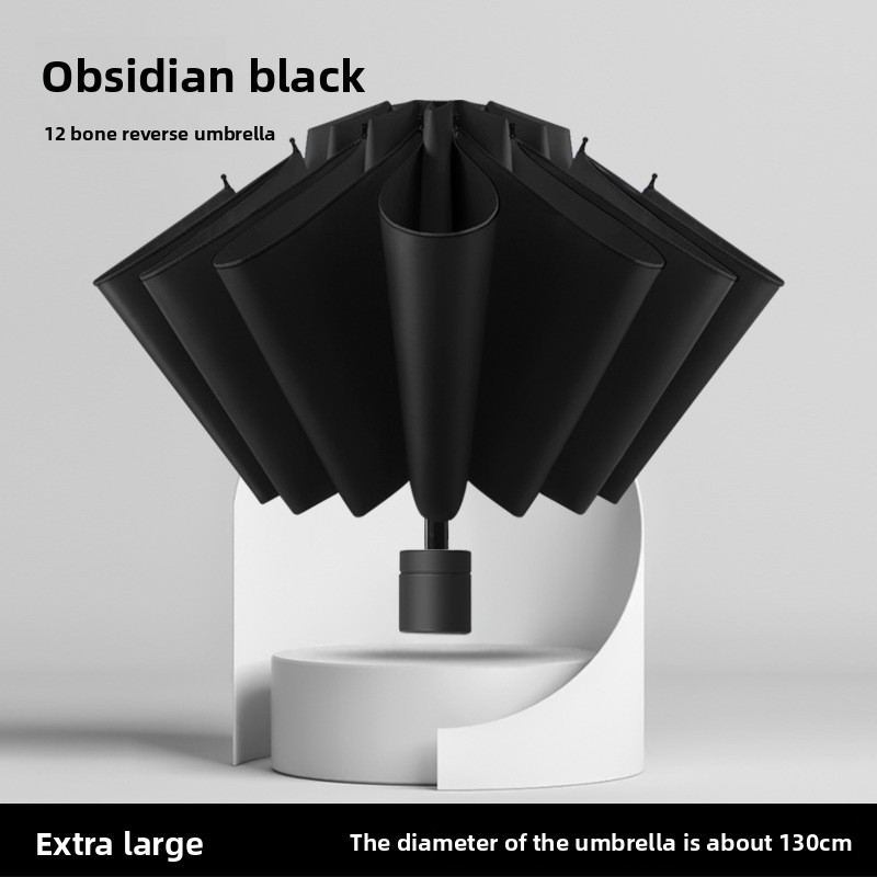 ☂️ MegaShield 130CM Oversized Umbrella – Windproof, Sunproof & Rain-Ready!