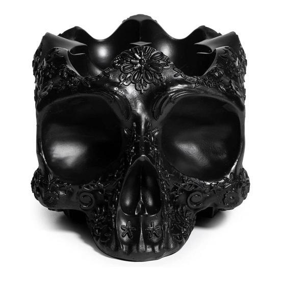 Skeleton Egg Holder ☠️ – Gothic Skull Resin Egg Rack