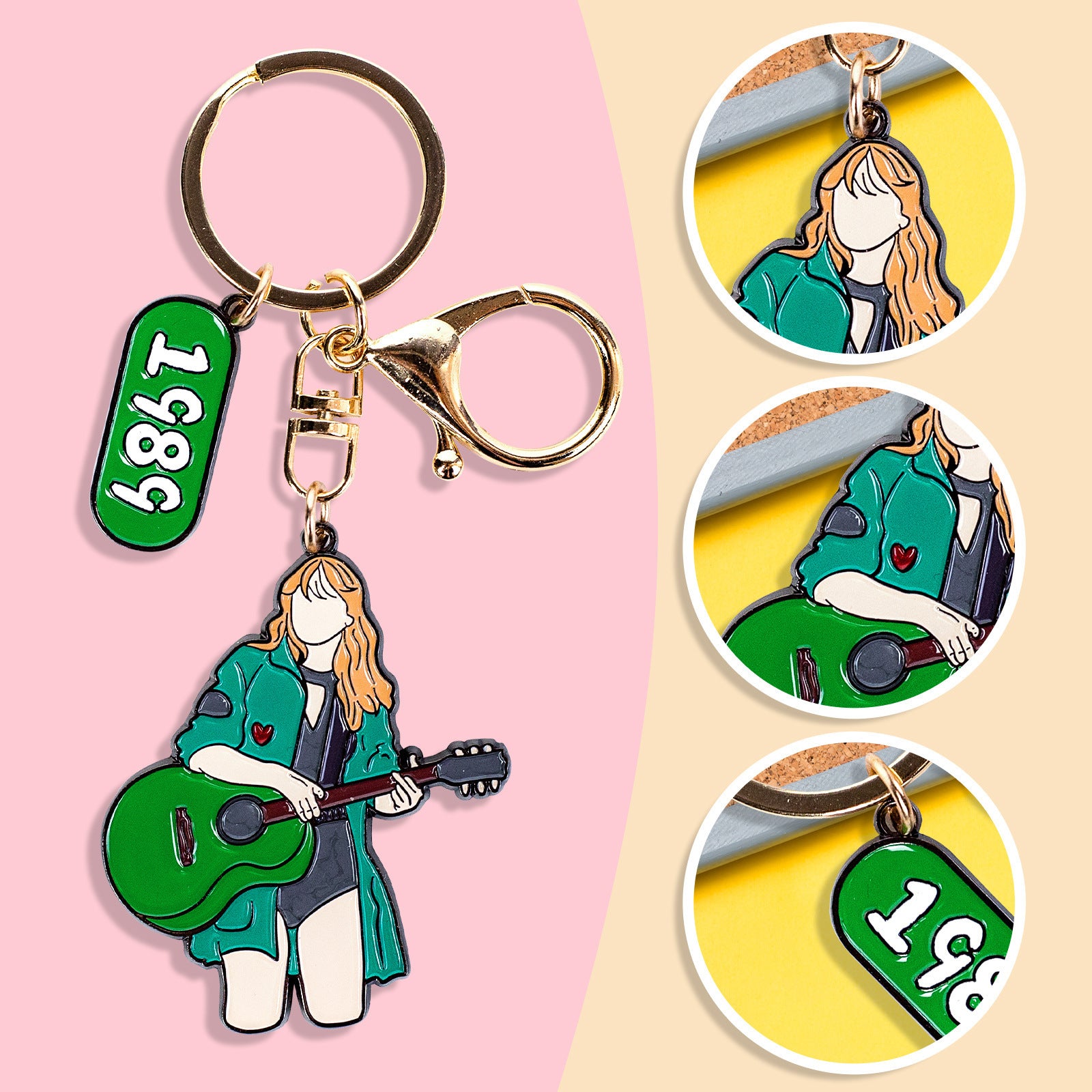 ✨ Berry Era Keychain – Cute Cartoon Pop Icon Fan Collectible 🎶💜DOUBLE