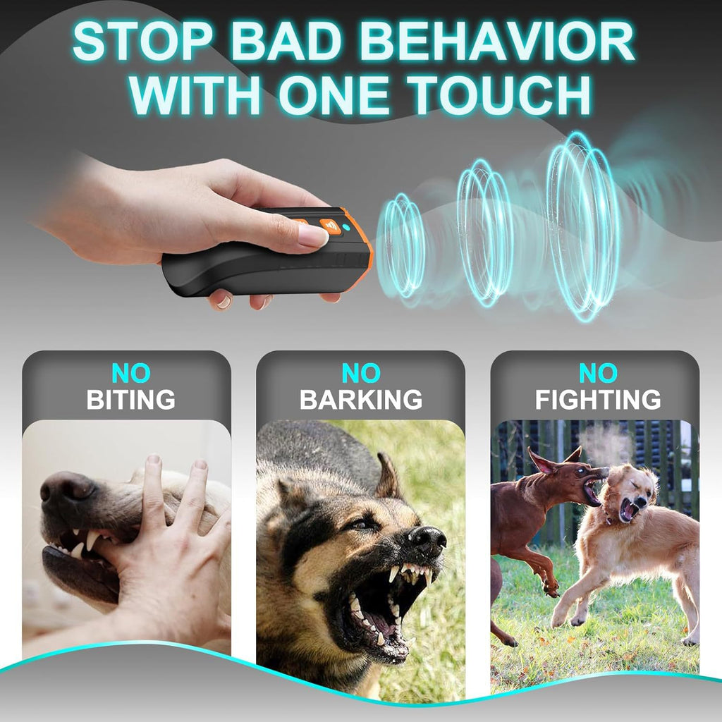 Handheld Ultrasonic Dog Trainer – Safe, Humane Bark Control Anywhere