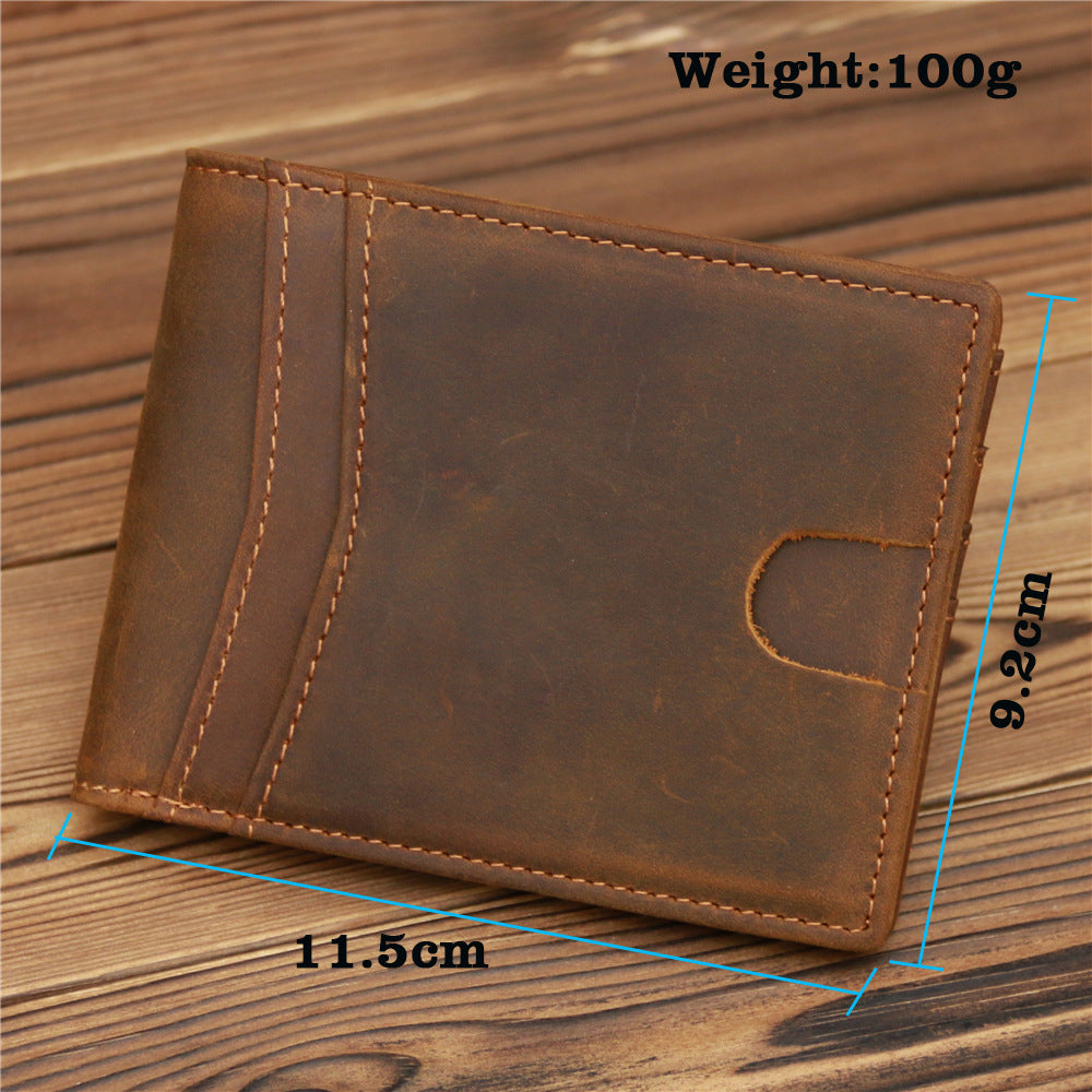 🎄 Genuine Leather Bifold Wallet – The Perfect Christmas Gift