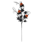 Spooky Black Pumpkin Bouquet 🎃🖤 – Halloween Horror Floral Decoration(Pack of 5)