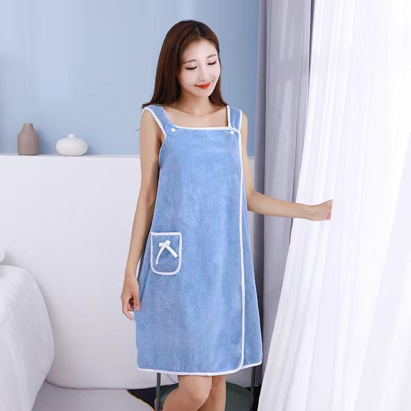 Wearable Bath Towel Dress – A water goddess emerging in grace