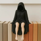 Gothic Mysterious Queen Statue – Dark Aesthetic Shelf & Garden Decor