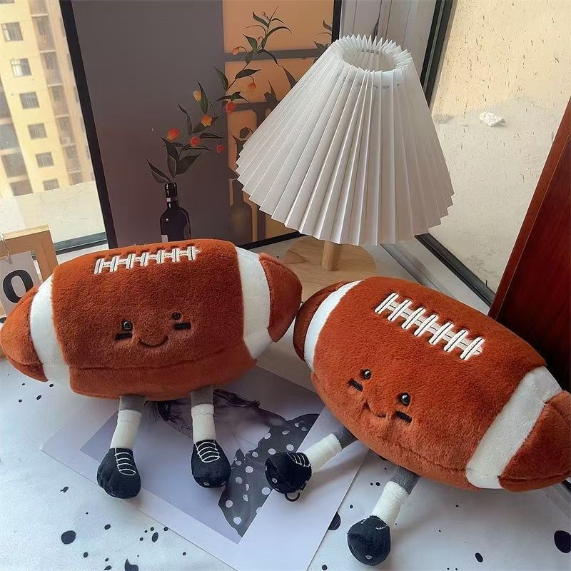 Fun Plush Football 🏈 – Soft Stuffed Sports Toy for Kids