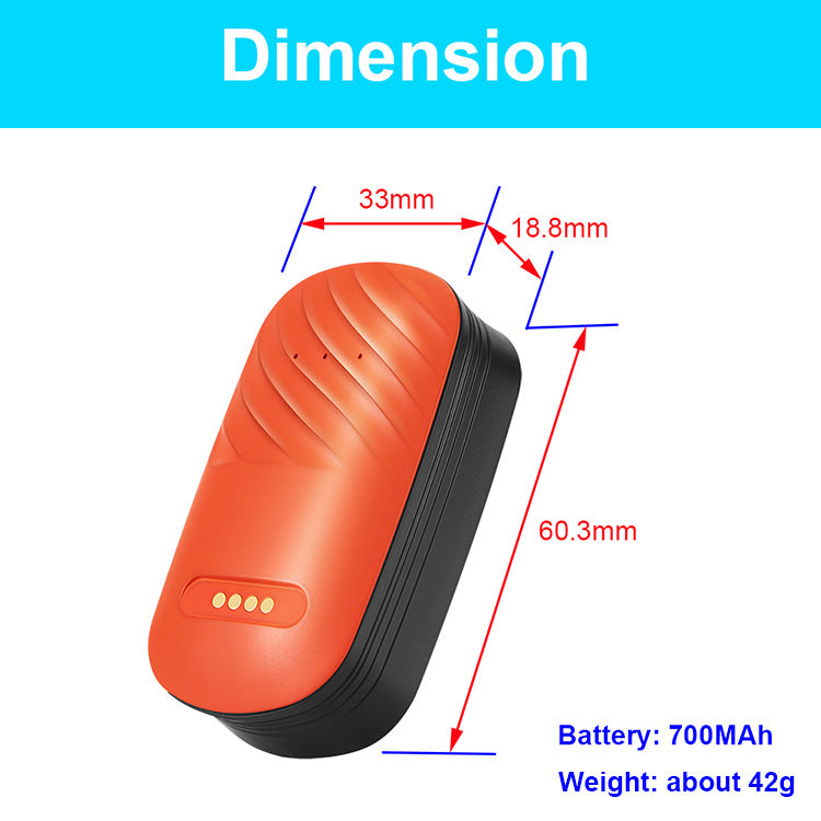 Smart Pet GPS Tracker Collar – Global 4G Locator with Geo-Fencing & History Playback