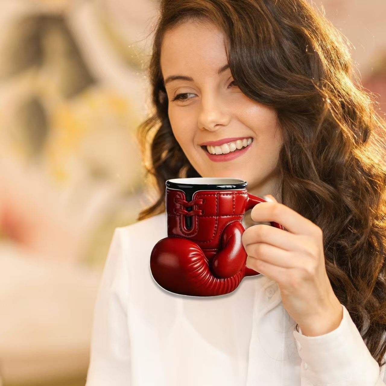 🥊 Knockout Coffee Mug – Funny Boxing Glove Stainless Steel Cup for Bold Sips!