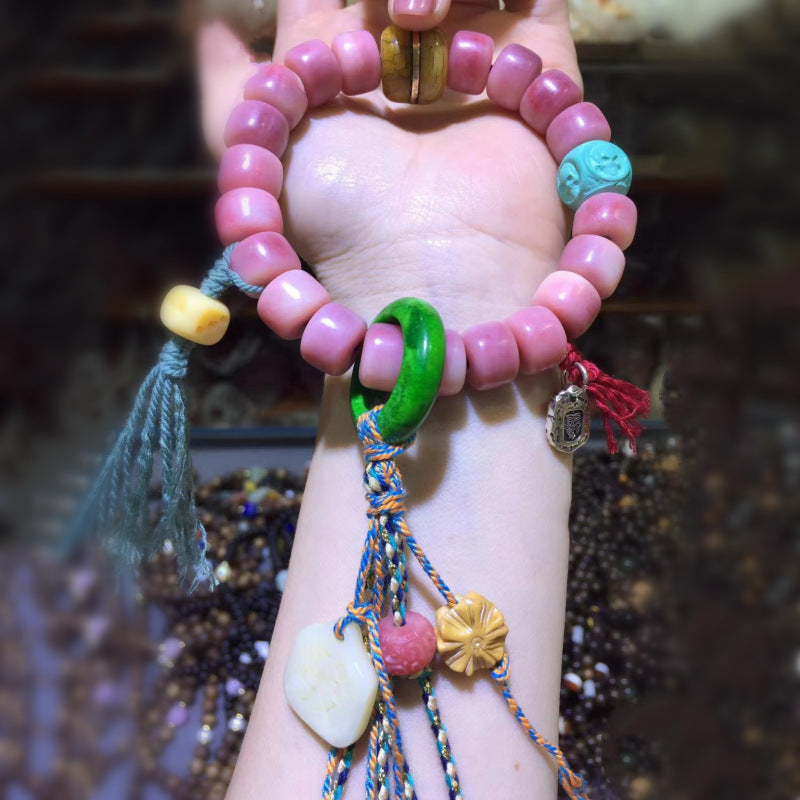 🔮Luck on Your Wrist – Hand-Woven Tibetan Yak Bone Bracelet | Free Shipping