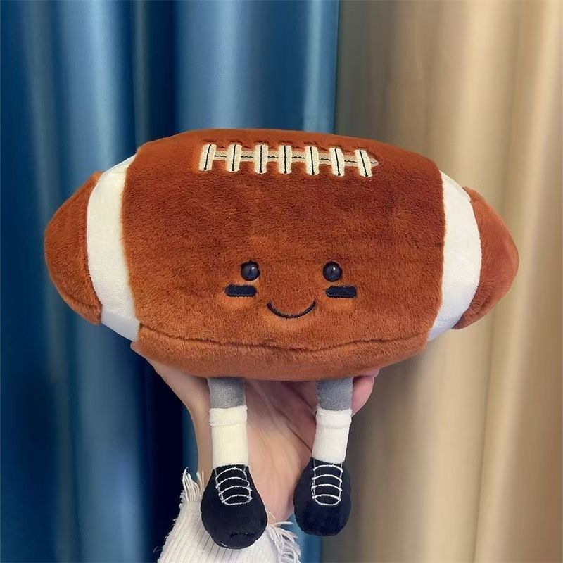 Fun Plush Football 🏈 – Soft Stuffed Sports Toy for Kids