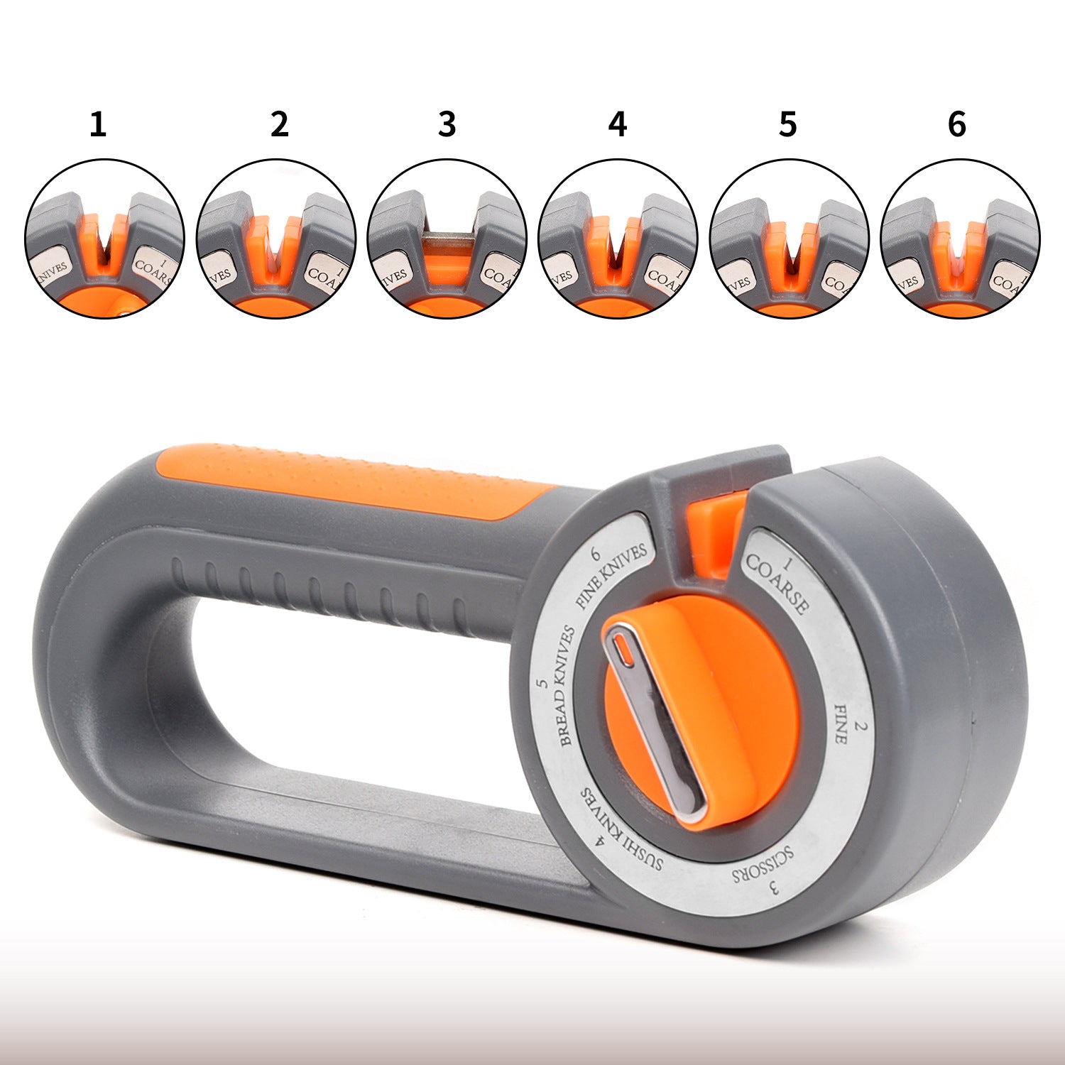 Multi-Function Tungsten Steel Sharpener Kitchen's Ultimate Quick Sharpening Tool Multi-Angle Adjustable Sharpener for Knives and Scissors | FREE SHIPPING