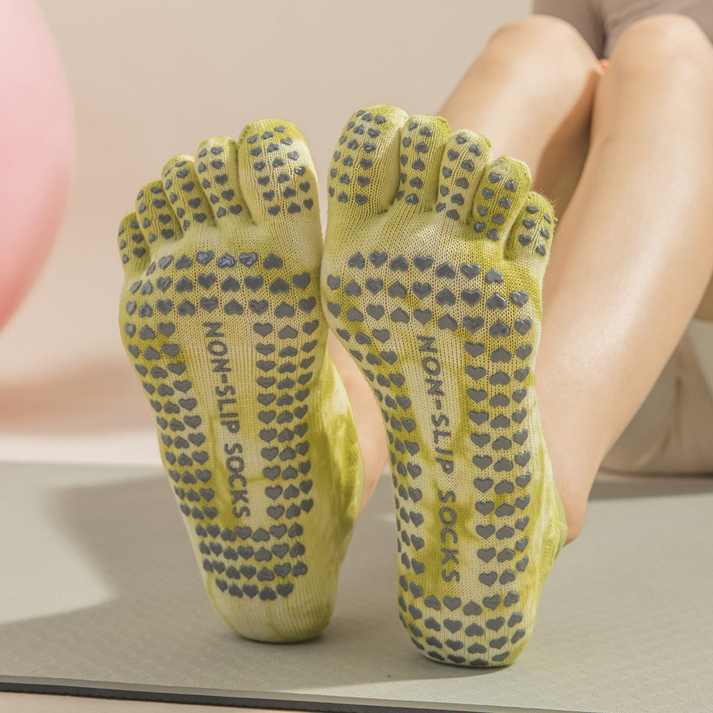 【Tie-Dye Art × Foot Aesthetics】Tie-Dye Five-Toe Yoga Socks | FREE SHIPPING