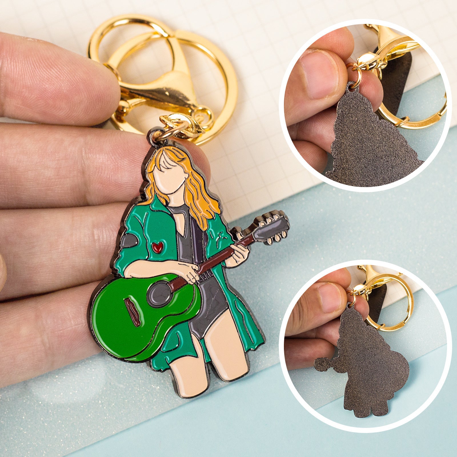 ✨ Berry Era Keychain – Cute Cartoon Pop Icon Fan Collectible 🎶💜DOUBLE