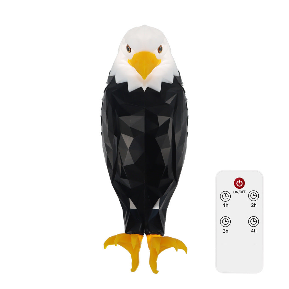 Patriotic Bald Eagle Wall Lamp – Symbol of American Spirit, LED Mounted Light