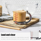 🍳 4-in-1 Adjustable Measuring Cup – Easy to Clean, Perfect for Cooking & Baking