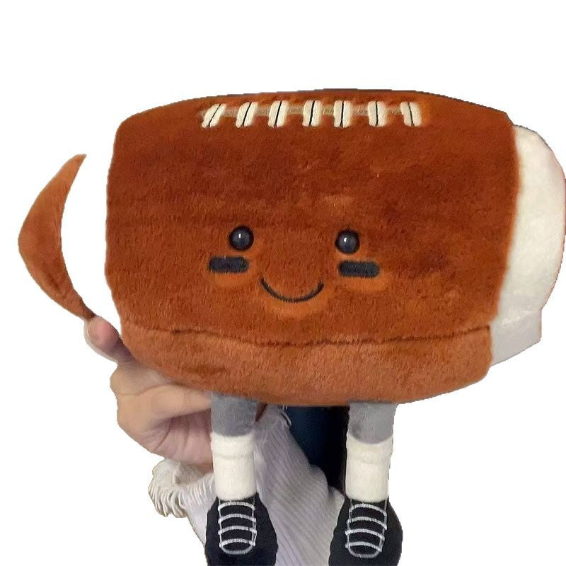 Fun Plush Football 🏈 – Soft Stuffed Sports Toy for Kids