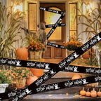 Halloween Decorations,Halloween Caution Tape,Halloween Tape Bundle Creepy Banner Party Decor | FREE SHIPPING