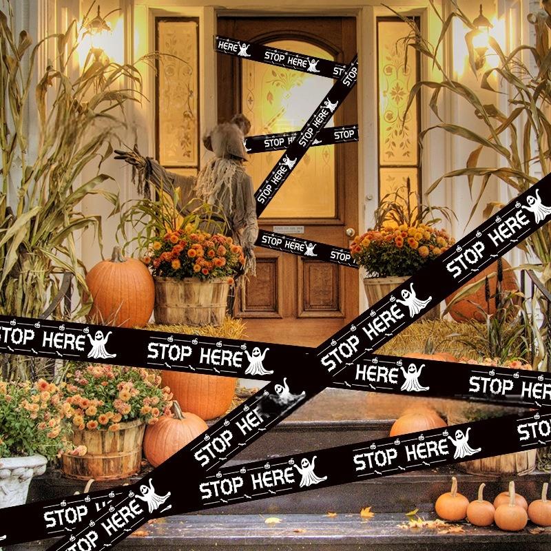 Halloween Decorations,Halloween Caution Tape,Halloween Tape Bundle Creepy Banner Party Decor | FREE SHIPPING
