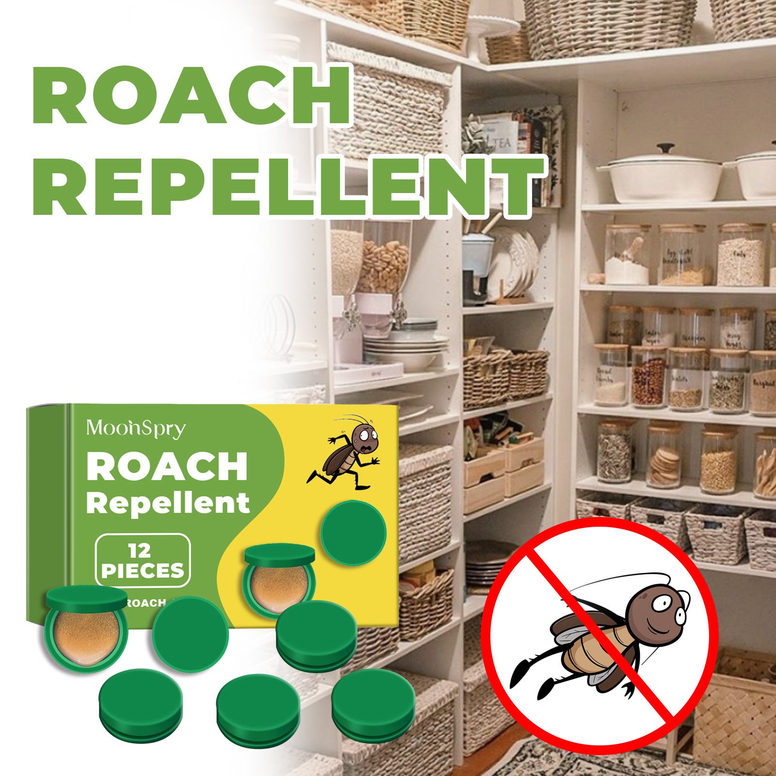 MoonSpry Roach Repellent Kit – Powerful & Hassle-Free Pest Control
