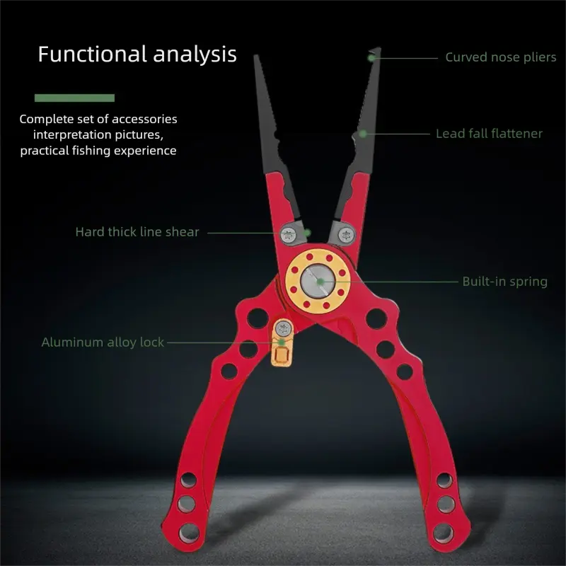 Tungsten Steel Hook Remover & Line Cutter – Pro Fishing Pliers