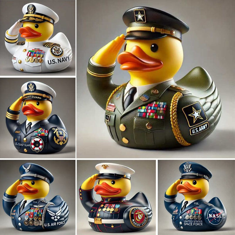 Captain’s Duck 🦆⚓ – Military Service Ducks Collection | Navy, Army, Air Force & More