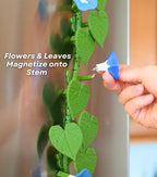 Morning Glory Fridge Magnets 🌸 – Detachable Flower Magnetic Decor